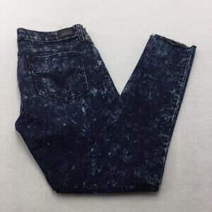 Levis 535 Legging Jegging Jeans Juniors 13 Blue Acid Wash Slim Stretch Denim